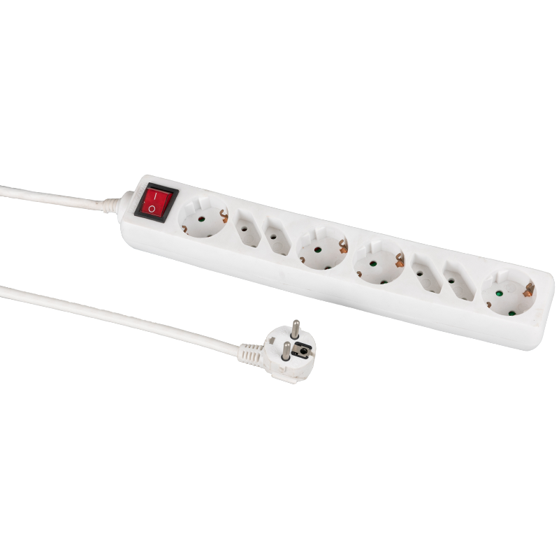 16A 250V European Power Strip